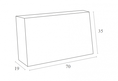 Подушка для спинки кресла Siesta Contract Portofino Lounge полиэстер бежевый Фото 2