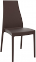 Стул пластиковый Siesta Contract Miranda стеклопластик коричневый Фото 1