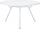 Стол металлический обеденный Fast Radice Quadra алюминий белый Фото 1