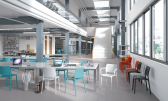 Стул пластиковый PAPATYA Joy-S стеклопластик голубой Фото 5