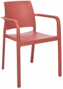 Кресло пластиковое Ibiza Dock стеклопластик кирпично-красный Фото 4