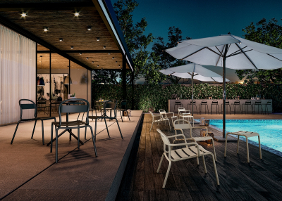 Стул металлический Colos Stecca 1 алюминий Фото 5