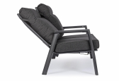 Диван металлический с подушками Garden Relax Kledi алюминий, текстилен, олефин антрацит, темно-серый Фото 4