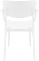 Кресло пластиковое Siesta Contract Lisa стеклопластик белый Фото 6