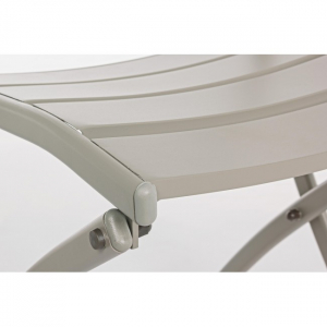 Стул металлический складной Garden Relax Mistral алюминий серый Фото 4