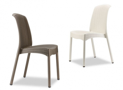 Стул пластиковый Scab Design Olimpia Trend алюминий, стеклопластик бронза Фото 2
