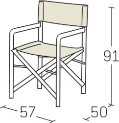 Кресло металлическое текстиленовое-thumbs-Фото3