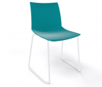 Стул пластиковый Gaber Kanvas ST сталь, технополимер светло-голубой Фото 1