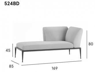 Лежак металлический с подушкой-thumbs-Фото3