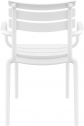 Кресло пластиковое Siesta Contract Paris стеклопластик белый Фото 5