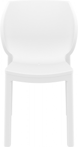 Стул пластиковый Siesta Contract Nora стеклопластик, полипропилен белый Фото 6