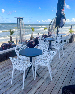 Стол пластиковый складной Siesta Contract Sky Folding Table Ø60 сталь, пластик черный Фото 12