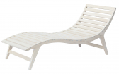 Лежак деревянный La Romana Legno Onda ироко Фото 1