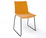 Стул пластиковый Gaber Kanvas S сталь, технополимер горчичный Фото 1