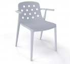 Кресло пластиковое Gaber Isidora B технополимер жемчужно-серый Фото 1