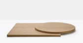 Столешница круглая PEDRALI Solid Oak дуб беленый дуб Фото 5