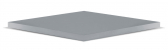Столешница квадратная PEDRALI Laminate ЛДСП, ABS-пластик серый Фото 1