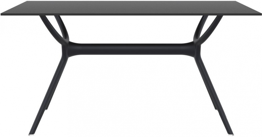 Стол пластиковый Air Table 140, черный, 1400х800х740 мм