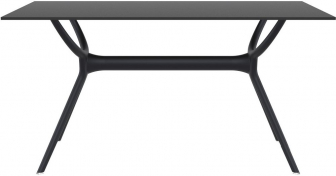 Стол пластиковый Air Table 140, черный, 1400х800х740 мм