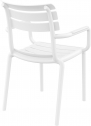 Кресло пластиковое Siesta Contract Paris стеклопластик белый Фото 6