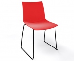 Стул пластиковый Gaber Kanvas S сталь, технополимер красный Фото 1