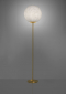 Торшер пластиковый SLIDE Mineral Stand Lighting латунь, полиэтилен белый, серый Фото 4