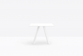 Стол обеденный PEDRALI Arki-Table Outdoor сталь, компакт-ламинат HPL белый Фото 4