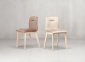 Стул с обивкой Scab Design Natural Alice Pop бук, технополимер, вельвет дымчатый бук, красный Фото 7
