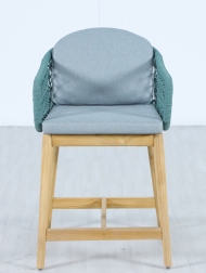 Кресло полубарное деревянное с подушками-thumbs-Фото4