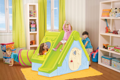 Детский домик Keter Funtivity Playhouse полипропилен бирюза, зеленый Фото 2