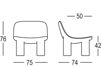 Кресло пластиковое с подушкой-thumbs-Фото3