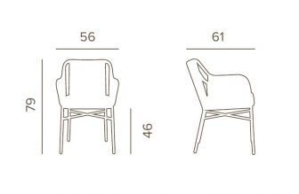 Кресло плетеное с подушкой-thumbs-Фото3