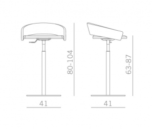 Стул барный с обивкой-thumbs-Фото3