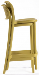 Стул пластиковый полубарный Nuta Stool 68