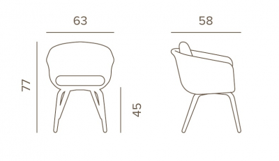 Кресло плетеное с подушками Grattoni Melrose алюминий, роуп, олефин антрацит, темно-серый, угольный Фото 2