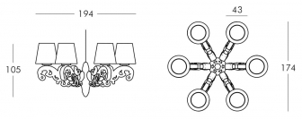 Светильник пластиковый подвесной-thumbs-Фото3