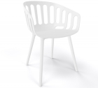 Кресло пластиковое Gaber Basket BP полимер-сталь, технополимер белый Фото 4