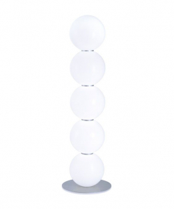 Светильник пластиковый напольный SLIDE Pearl Lighting LED металл, полиэтилен белый Фото 2