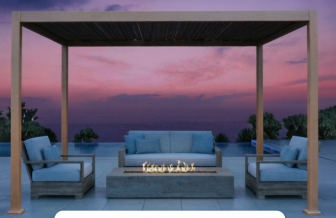 Пергола биоклиматическая моторизованная 3х3 м Pergola 120 Series