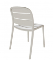 Стул пластиковый PAPATYA Beykoz-S стеклопластик светло-серый Фото 5