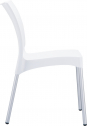 Стул пластиковый Siesta Contract Vita алюминий, полипропилен белый Фото 8