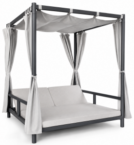 Шатер с лежаками THEUMBRELA SEMSIYE EVI Sultan Daybed алюминий, акрил Фото 1