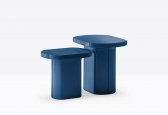 Столик кофейный бетонный PEDRALI Caementum бетон синий Фото 4