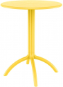 Стол пластиковый Siesta Contract Octopus сталь, пластик желтый Фото 1