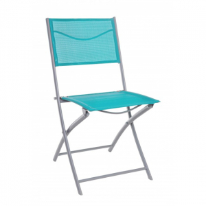 Стул текстиленовый складной Garden Relax Emilia сталь, текстилен бирюзовый Фото 1