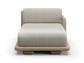 Кушетка правая SNOC Caleo Ash тик, роуп, олефин пепельный Фото 3