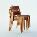 Стул деревянный плетеный Unopiu Synthesis тик, искусственный ротанг Фото 7