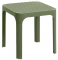 Столик пластиковый журнальный Nardi Net Table 40 стеклопластик агава Фото 4