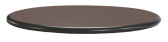 Столешница круглая PEDRALI Laminate PVC Edge ЛДСП, ПВХ коричневый, черный Фото 1