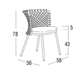 Стул плетеный с подушкой-thumbs-Фото3